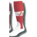 Traditional 2 in 1 Baseball Socks w/ Pattern D Heel & Toe (7-11 Medium)
